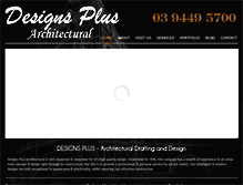 Tablet Screenshot of designsplus.com.au